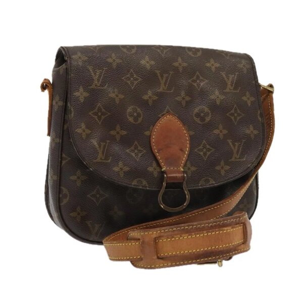 LOUIS VUITTON Monogram Saint Cloud GM Shoulder Bag M51242 LV Auth bs18393 - Picture 1 of 15